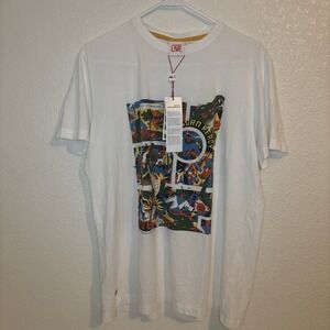 rare lacoste live t shirt born ready art by Brecht Vandenbroucke size L NWT